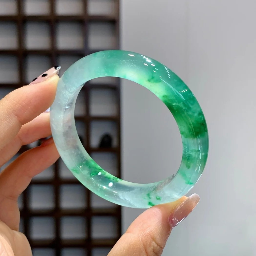 冰种绿飘花